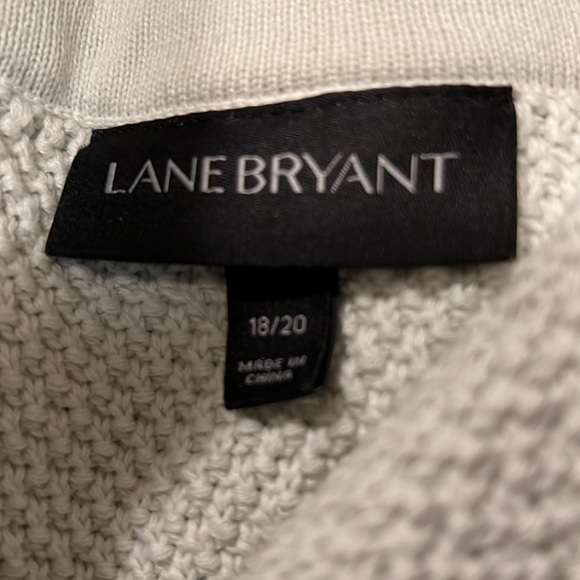Lane Bryant Off the Shoulder Cable Sweater - Picture 4 of 5